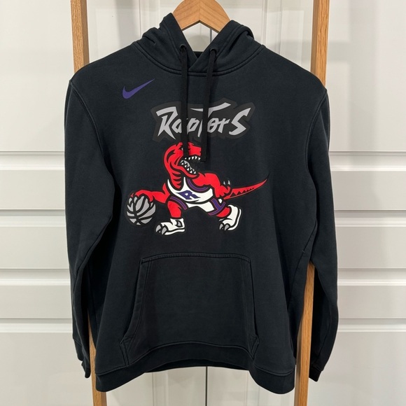 EUC NBA‎ Nike Black  Toronto Raptors Classic Hoodie - Size M - Picture 1 of 4